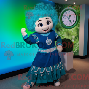 Cyan Irish Dancer máscara...