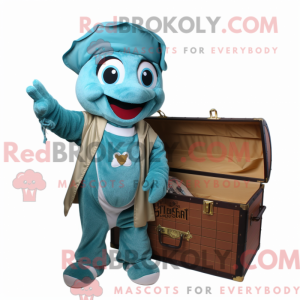 Disfraz de mascota Teal...