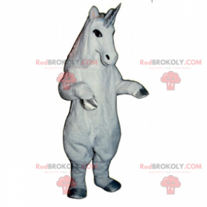 Unicorn mascot silver legs - Redbrokoly.com