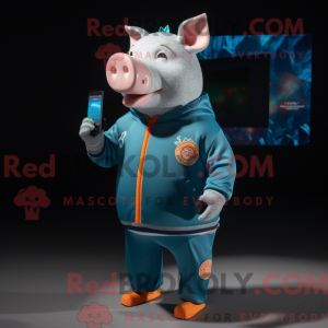 Maskottchenkostüm Schwein...