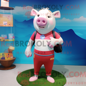 Grise maskot kostume...