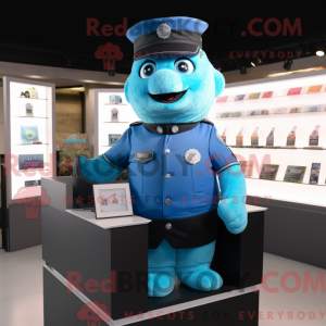 Cyan politibetjent...