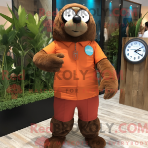 Rust Seal mascottekostuum...
