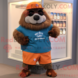 Rust Seal mascot costume...