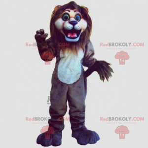 Mascote leão com patas grandes - Redbrokoly.com