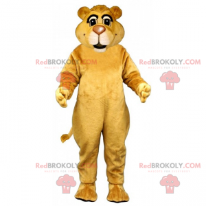 Leeuw mascotte met kleine oren - Redbrokoly.com