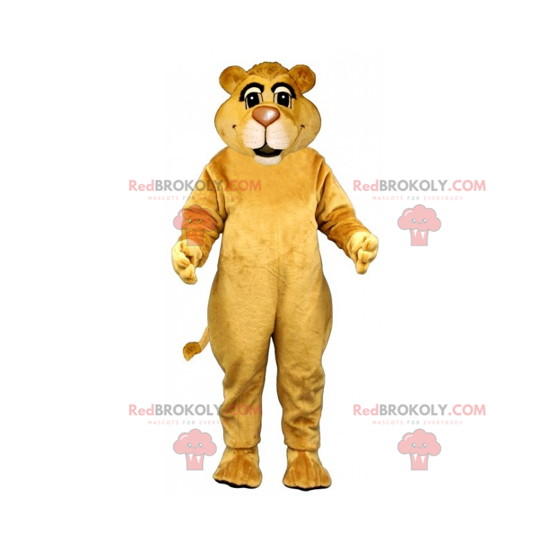 Mascotte leone con piccole orecchie - Redbrokoly.com Mascotte leone con piccole orecchie - Redbrokoly.com