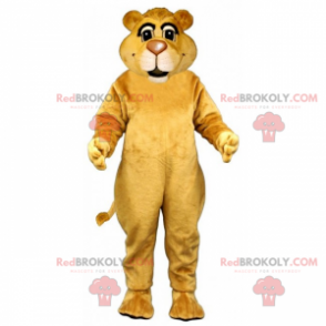 Mascotte de lion aux petites oreilles - Redbrokoly.com