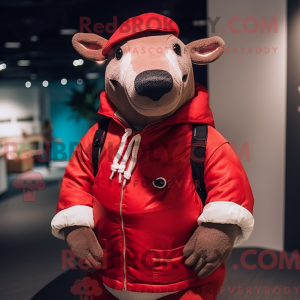 Costume mascotte de Tapir...