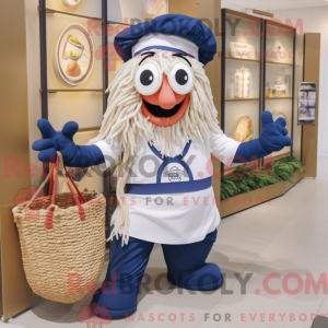Navy Spaghetti mascot...