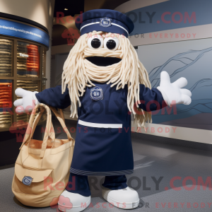 Navy Spaghetti mascot...