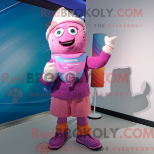 Magenta Ice Cream maskot...