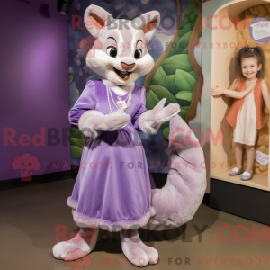 Lavendel Marten maskot...