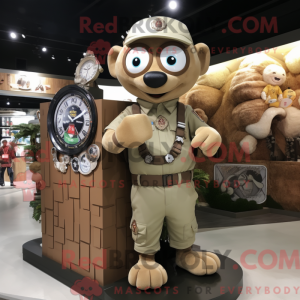 Tan Wrist Watch mascot...