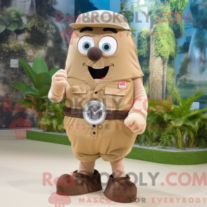 Tan Wrist Watch mascot...