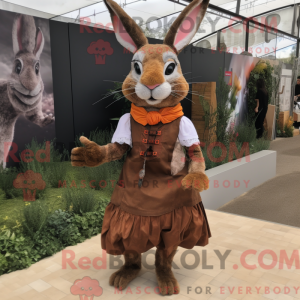 Rust Wild Rabbit maskot...