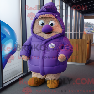 Disfraz de mascota Purple...