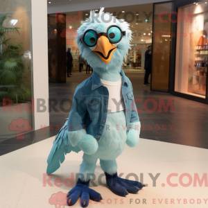 Cyan Haast S Eagle maskot...