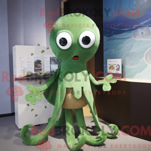 Olive Octopus maskot...