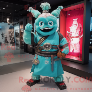 Turkis Samurai maskot...