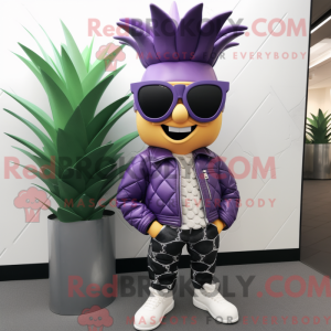 Lavendel-Aas-Maskottchen-Ko...