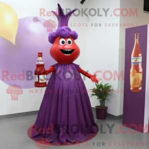 Lila Flasche Ketchup...