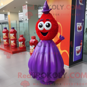 Lila Flasche Ketchup...