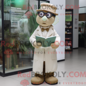 Mascotte de Docteur beige...