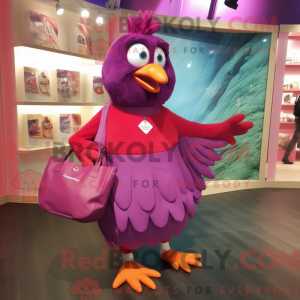 Magenta Pigeon maskot...