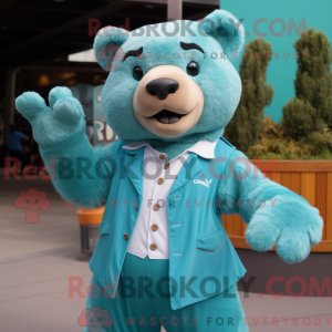 Costume de mascotte d ours...