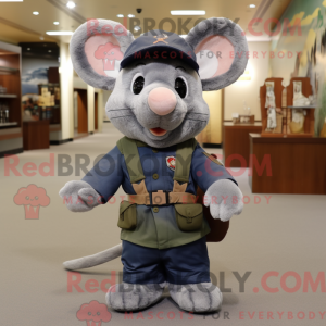 Navy Mouse mascottekostuum...
