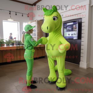 Lime Green Horse...