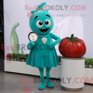 Figura de máscara de tomate...