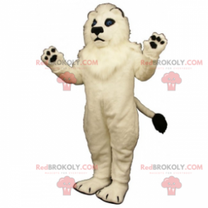 Mascotte leone bianco - Redbrokoly.com