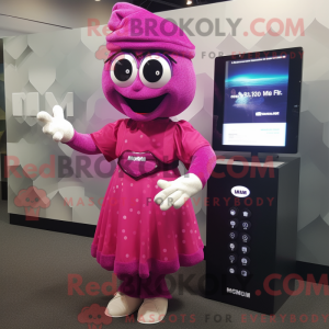 Magenta Cod Maskottchen...