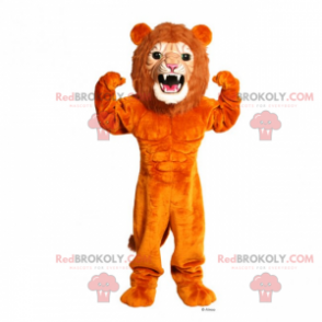Grusom løve maskot - Redbrokoly.com