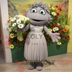 Grey Bouquet Of Flowers...