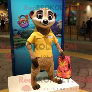 A máscara Tan Meerkat...