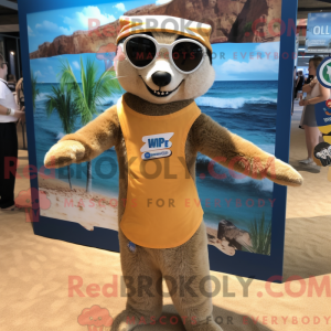 A máscara Tan Meerkat...