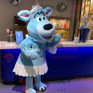Figura de máscara de vaca...