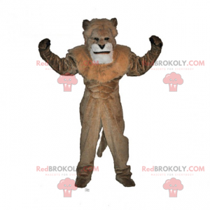 Mascota león sin melena - Redbrokoly.com
