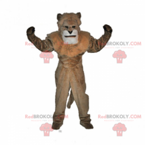 Lion mascot without mane - Redbrokoly.com