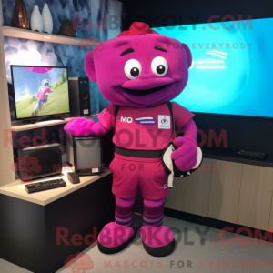 Magenta Television mascot...