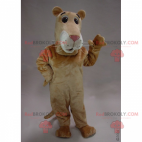 Löwin Maskottchen mit langer Nase - Redbrokoly.com