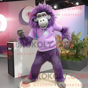 Lavendel bavian maskot...