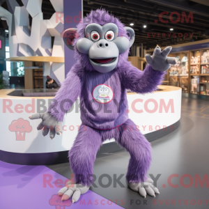 Lavendel bavian maskot...