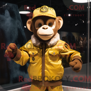 Złota maskotka Capuchin...
