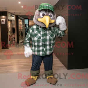 Forest Green Hawk mascot...