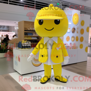 Costume mascotte de citron...