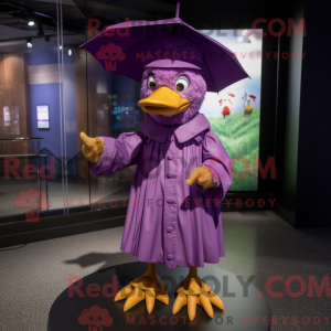 Purple Chicken mascot...